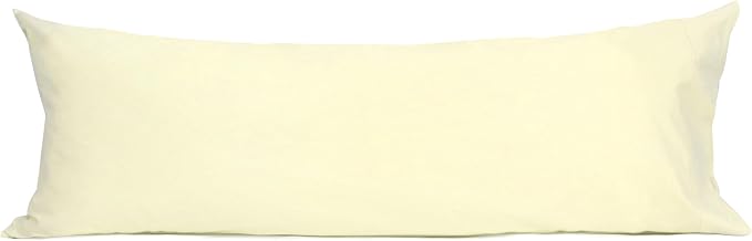 Sunflower Body Pillowcase 100% Cotton Long Pillow Cover/Case Envelope Closure 1 by SunflowerHometexUS