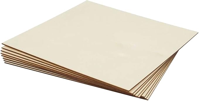 Plywood 12Pcs, 2MM 1/8" x 12" x 20" Inch, School Projects and DIY Projects - Image 3