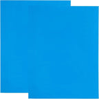 10-Pack A4 Colored PVC Flexible Plastic Sheets, 0.3mm Blue Transparent Film by GreatValueGreaterQuality