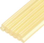 uxcell Mini Hot Glue Sticks for Glue Gun 7mm x 100mm Light Yellow 12pcs by uxcell