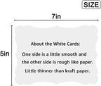 50 Pack Blank Kraft Greeting Cards, 5x7IN | Thick Cardstock Paper, - Image 2
