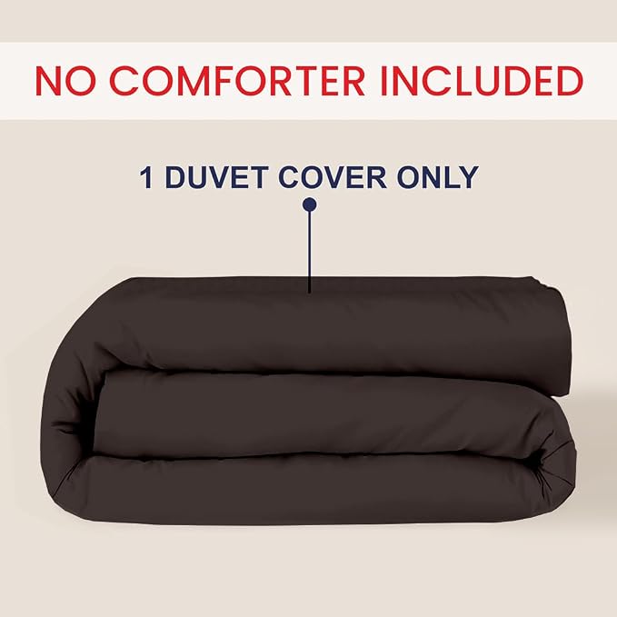 Kotton Culture 1 Pc Duvet Cover Queen Size/Full Size-100% Egyptian Cotton 600 - Image 2