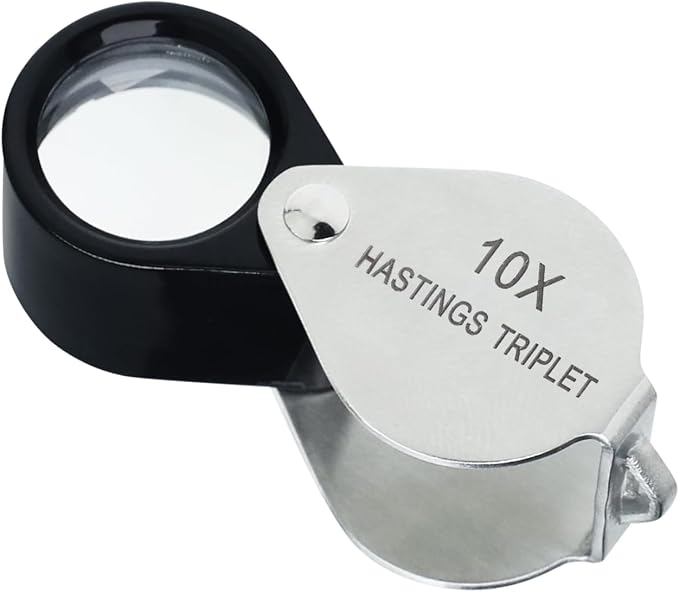 Hastings Triplet Loupe 10X Jeweler's Loupe by Landtek