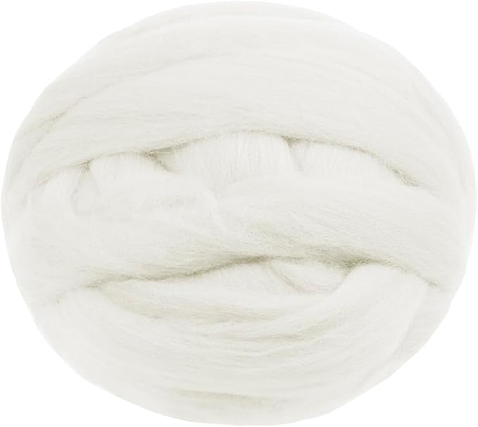JeogYong Needle Felting Wool, 7.05oz Wool Roving Chunky Wool Yarn, Wet Felting by JeogYong