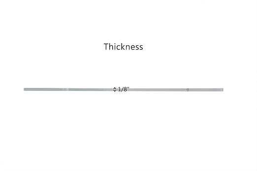 Clear Acrylic Rectangular DIY Sheet 16" x 24" DIY Blank 1/8" Thick See Through - Image 3