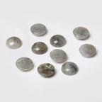 20pcs 14mm Natural Stone No Hole White Labradorite Semicircle Smooth Cabochons - Image 2