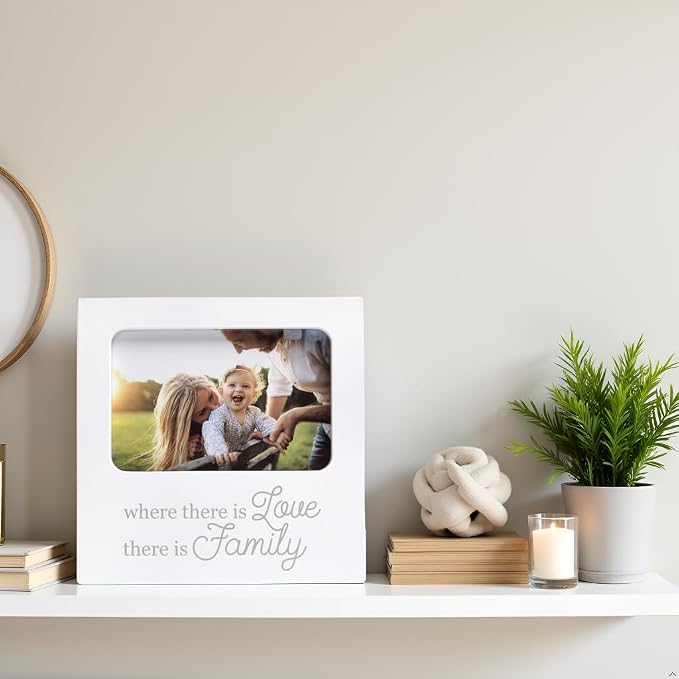 Kate & Milo Where There is Love THere Is Family Photo Keepsake Frame - Image 4