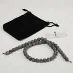 8mm Matte Black Labradorite Bead, 15-Inch Matte Round Loose Stone Beads - Image 7