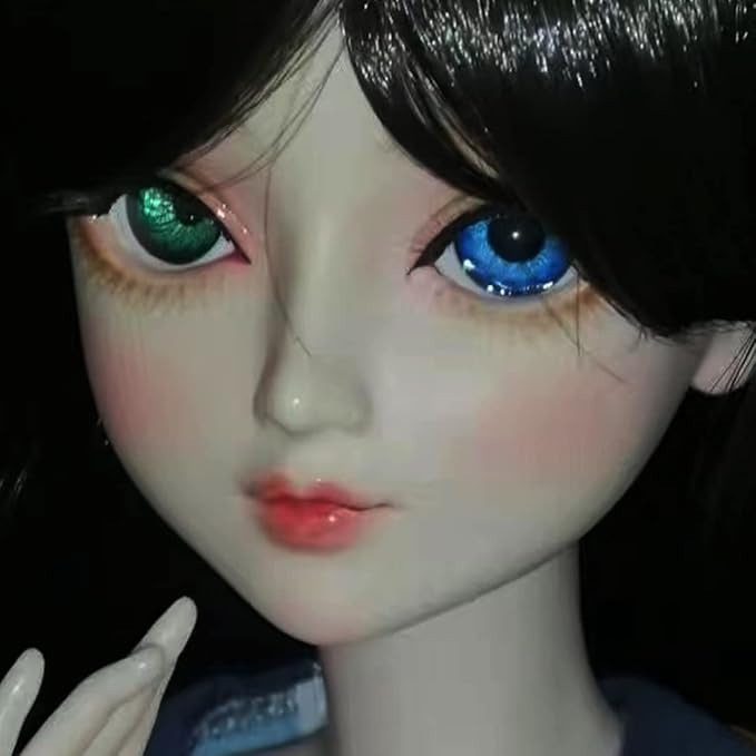 8 Pairs of 4 Colors 22mm Half Round Realistic Acrylic Eyes - Image 4