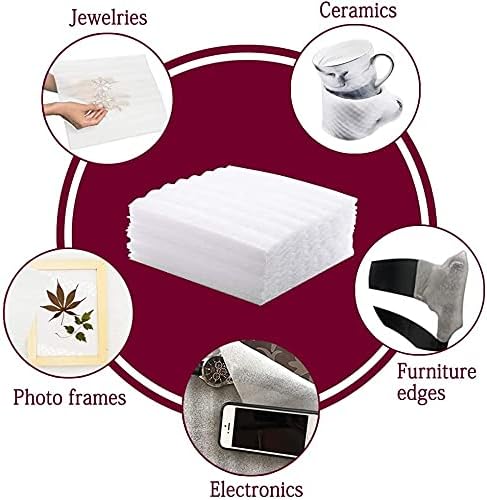 12”x12” Foam Wrap Sheets for Packing Moving Supplies, Cushion Foam Wrap Packing - Image 5