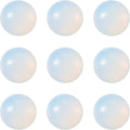 FASHEWELRY 50Pcs Synthetic Opalite Cabochons Flat Back Gemstone Cabochons 12mm by FASHEWELRY