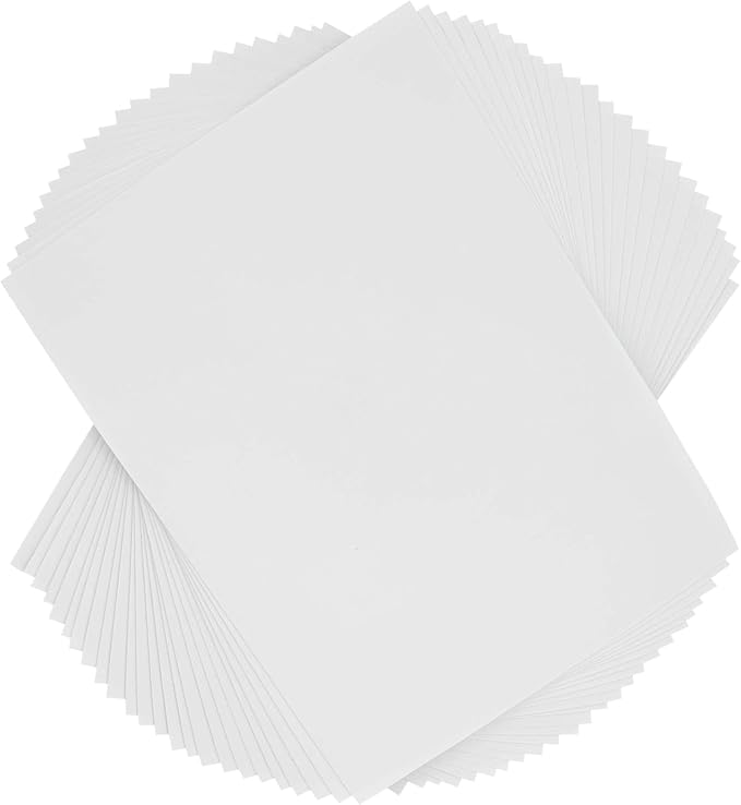 biguphate 24 PCS White EVA Foam Sheets 1mm Thick 15.7 x 11.8 Inches Craft Foam by Biguphate
