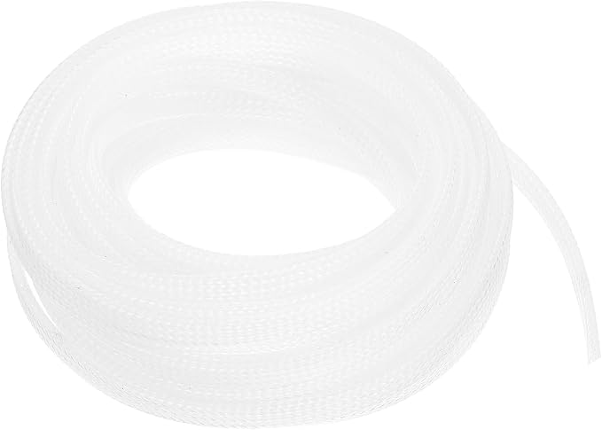 uxcell PET Expandable Sleeving 25ft 1/4" Clear Cable Management Sleeve Cord by uxcell
