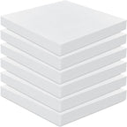 Frienda 6 Pack 2" X 26" X 26" Upholstery High Density Foam Cushion White by Frienda