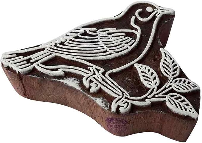 Royal Kraft Wooden Stamps DIY Fabric, Henna Printing Blocks THDtag083 by RoyalKraft