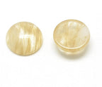 FASHEWELRY 50Pcs Synthetic Smoky Quartz Cabochons Flat Back Gemstone Cabochons - Image 2