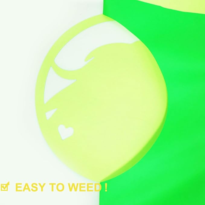FUNKAKA Fluorescent Green HTV Heat Transfer Vinyl Rolls - Image 4
