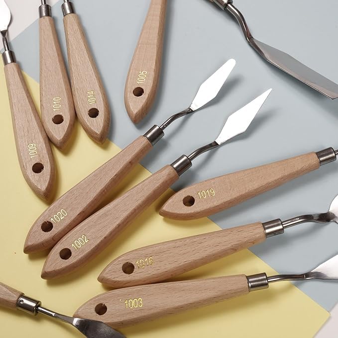 Incraftables 11 Piece Palette Knife Set – Stainless Steel Painting Knives - Image 4