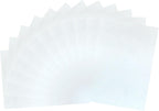12 Pcs White Felt Sheets, 8 x 12 Inch, 1mm Thick | Felt Fabric by Moicstiy