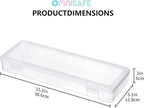 6 Pack Large Plastic Hobby Art Craft Organizer, Storage Containers | Stackable - Image 2