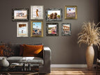 8x8 Picture Frames Set of 4, Rustic Retro Photo Frame - Image 3