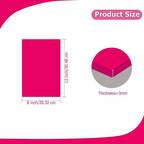 2 Pack 8'' x 12'' Opaque Pink Acrylic Sheet, 3mm Thick Acrylic Plexiglass Boards - Image 2