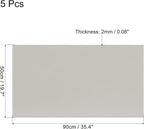 MECCANIXITY EVA Foam Sheets Grey 35.4 Inch x 19.7 Inch 2mm Thick Crafts Foam - Image 2