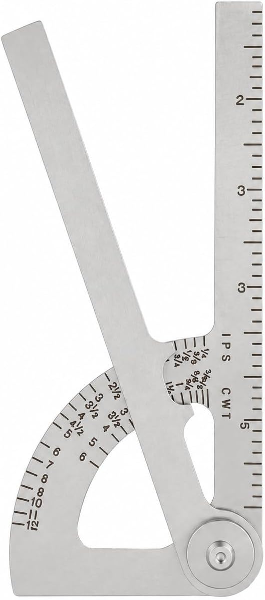 Steel Pocket Sized Pipe Caliper, Measuring Tool, Diameter Gauge - Image 8