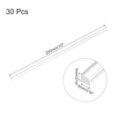 MECCANIXITY 30pcs Acrylic Square Rods 3/16" x 10" Clear Acrylic Dowel Rods - Image 2