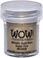 Wow! Embossing Powder Metallic Bundle: Gold, Platinum and Copper - Image 2