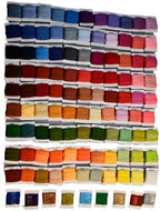 Embroidery Floss Kit 108 Colors 99 Cotton 9 Metallic Threads On Plastic Bobbins - Image 6