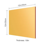 Gold Mirror Acrylic Sheets – 2 Pack, 12x12 Inches, 1/8 Inch Thick, Reflective - Image 6