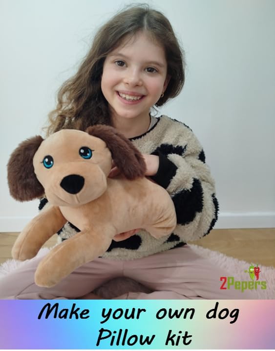 2Pepers Create Your Own Best Friend: DIY No-Sew Plush Dog Craft Kit - Image 7