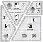 Creative Grids Scrap Crazy 6 Template Set Quilt Ruler – CGRMT6 – Made in USA - Image 2