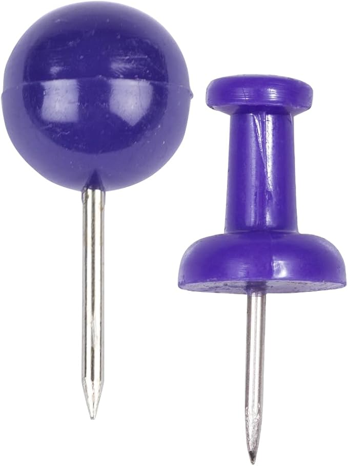 JAM PAPER Colorful Push Pins - Image 4