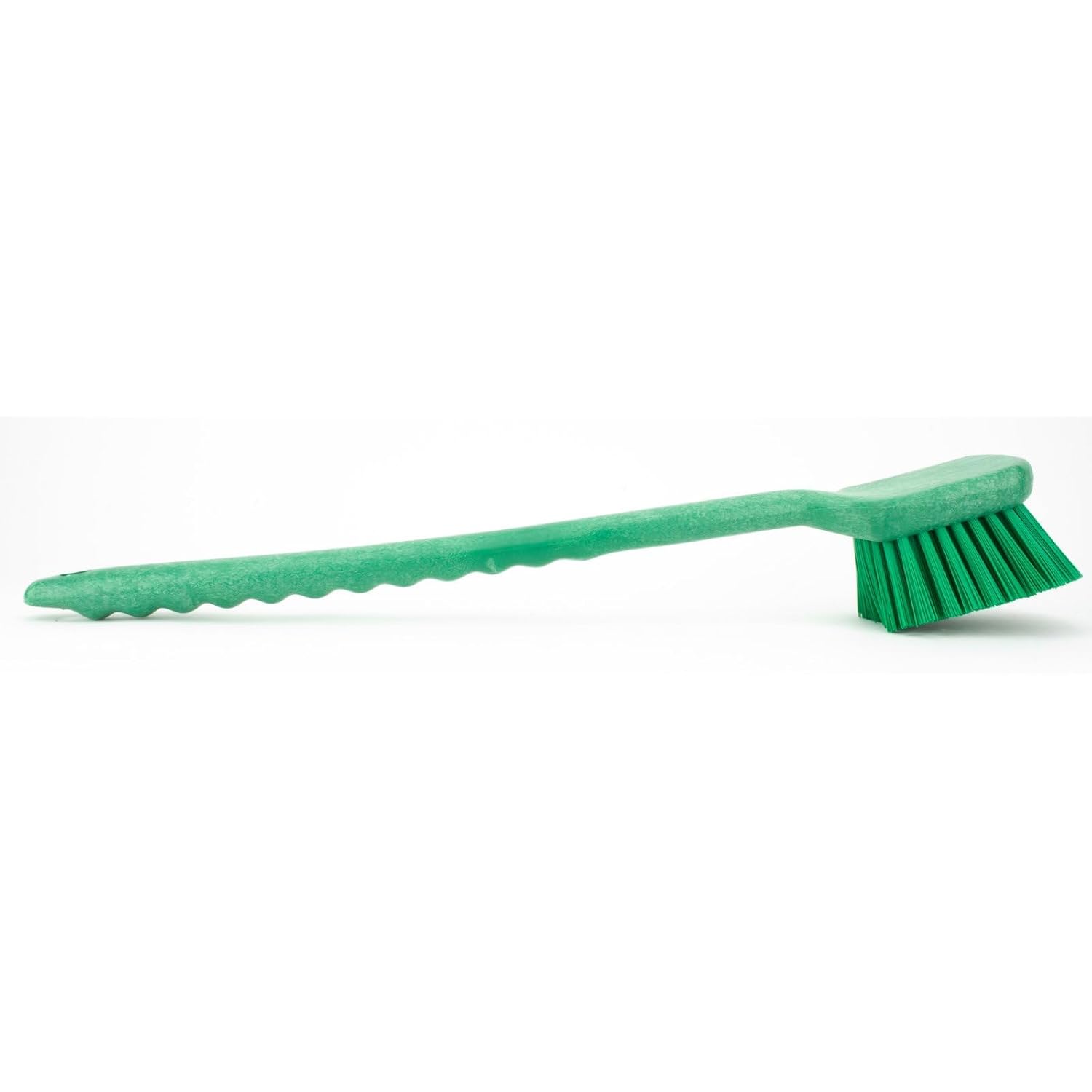 SPARTA 40501EC09 Plastic Large Scrub Brush, Kitchen Brush, Utility Brush With Long Handle For Cleaning, 20 Inches, Green, (Pack of 6)
