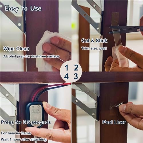 Valley'sYuMiao 2Rolls, Nano Double Sided Mountinging Tape, Adhesive-self Heavy - Image 6
