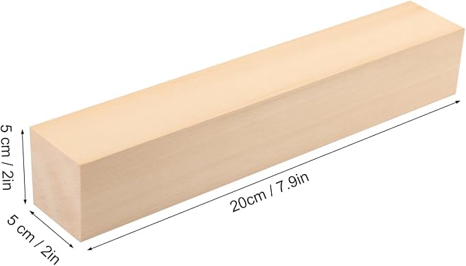 10 Pack Basswood Carving Blocks, Soft and Smooth, Easy Whittling and Carving - Image 2
