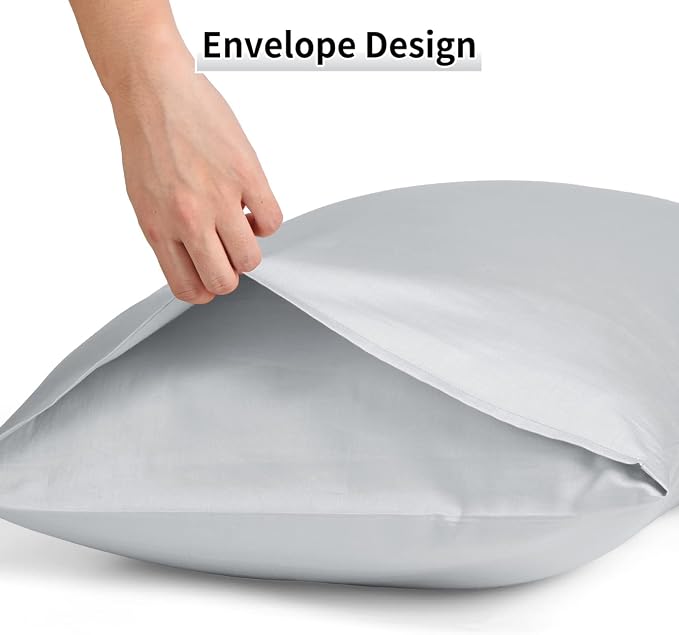 Warmstar Cotton Pillow Cases Queen Size Set of 2, 600 Thread Count Pillowcases - Image 5