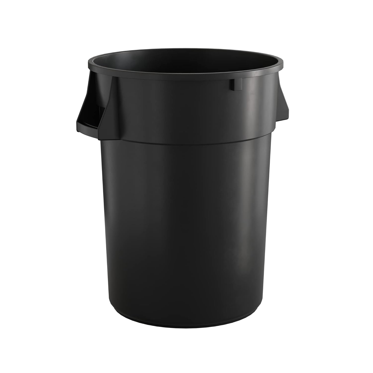 44 Gallon Black Round Commercial Trash Can