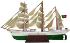 1:300 Portugal Sagres II Sail Training Ship Paper Military Armored Vehicle - Image 2