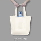 TOPDesign 1-Pack Super Strong Large 12oz Cotton Canvas Tote Bag, Reusable - Image 6