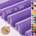 Lavender Felt Fabric 36'' X 36'', 1.4mm Large Felt Sheets Soft Durable Crafts by FEIYAUMI