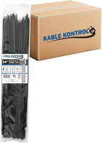 Kable Kontrol Cable Zip Ties Black 1, 175 Lbs Tensile Strength, Bulk Pack by KABLEKONTROL%C2%AE