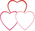 90 Pieces Heart Cutouts Paper Hearts Heart Shape Cards 5.5 Inches Large by YIXAXKAO