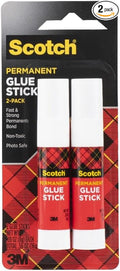 Scotch Permanent Glue Sticks, Acid-Free Non-Toxic Adhesive – Strong & Fast Bond by Unknown