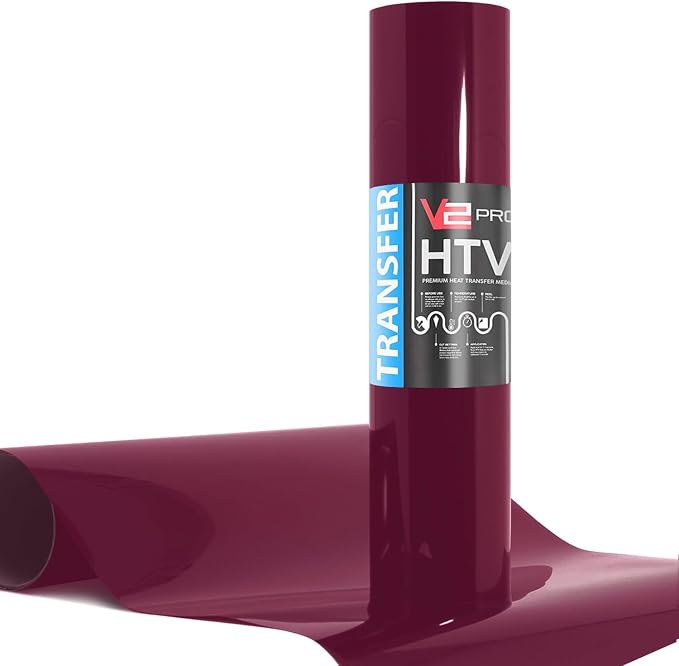 V2 Pro Heat Transfer Vinyl Film HTV Roll by VVIVIDVINYL