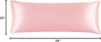 BEDELITE Satin Body Pillow Cover, Super Soft and Cooling Body Pillow Pillowcase - Image 7