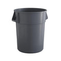 55 Gallon Gray Round Commercial Trash Can