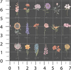 Patchwork Fabric Panel 100x155 cm, 100% Cotton Satin, 6 Coordinated Floral - Image 6